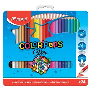Мапед COLOR PEPS 24 цв.мет.кутия