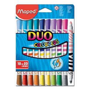 Мапед COLOR PEPS DUO 10+10 цвята