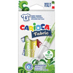 CARIOCA Cromatex за ТЕКСТИЛ 6 цвята