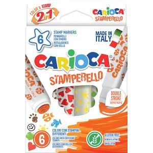 CARIOCA STAMP  с печати 6 цвята