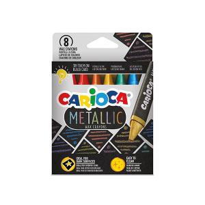 Пастели CARIOCA METALLIC 8 цвята
