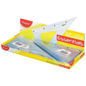 Триъгълник МАПЕД Essentials 60°х21см 20броя C3