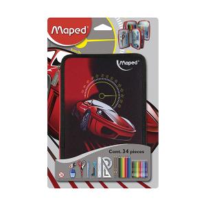 Несесер MAPED CARS - двоен 34 ел