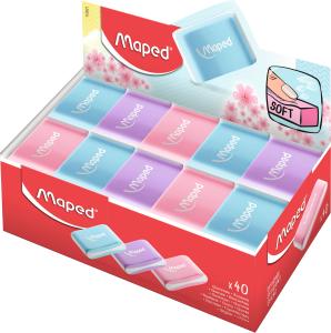 Гума Мaпед ESSENTIALS усмивки COLOR дисплей 40броя