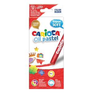 Пастели CARIOCA Маслени  12 цвята Ф10 мм