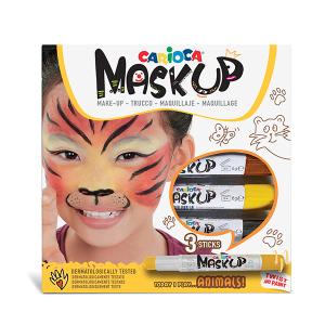 Пастели CARIOCA MASK UP за лице ЖИВОТНИ 3  цвята кутия