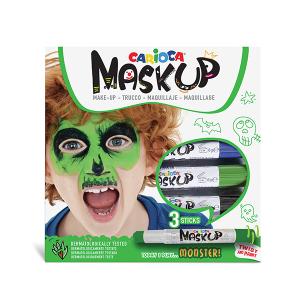 Пастели CARIOCA MASK UP за лице ЧУДОВИЩЕ 3  цвята кутия