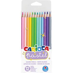 Цветни моливи CARIOCA TiTA PASTEL Hexagon 12 цвята PP опаковка