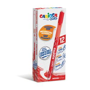 Химикалка CARIOCA OOPS  изтриваема ЧЕРВЕН 12 броя кутия