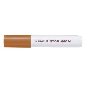 Перманентен маркер PINTOR PAINT 1.4-4.5mm кафяв 6броя/кутия C3