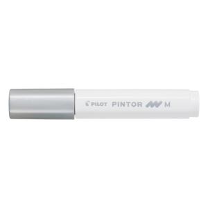 Перманентен маркер PINTOR PAINT 1.4-4.5mm металик сребърен 6 броя/кутия C3