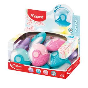 Гума Мапед ZENOA PASTEL 3 цвята дисплей 15броя