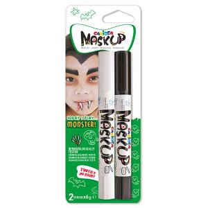 Пастели CARIOCA MASK UP за лице ЧУДОВИЩЕ 2  цвята блистер