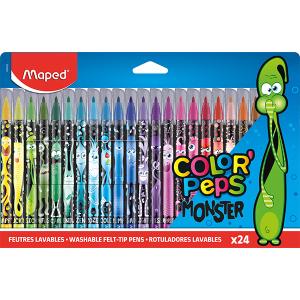 Флумастери Мапед COLORPEPS MONSTER 24 цвята С3