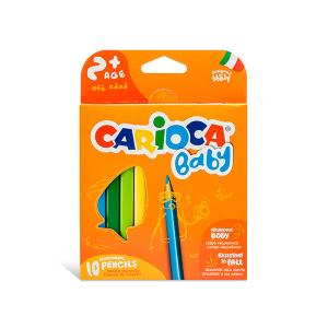Цветни моливи CARIOCA BABY Pencil 10 цвята