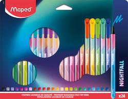 ТЪНКОПИСЦИ GRAPH PEPS NIGHTFALL TEENS 0,8мм 24 цвята