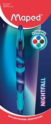 Химикалка Maped TWIN TIP 4-цветен NIGHTFALL TEENS 1 брой блистер