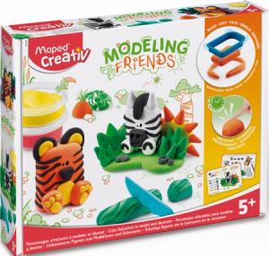 Креативен комплект Maped CREATIVE MODELING FRIENDS- ТИГЪР И ЗЕБРА 5+