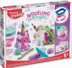 Креативен комплект Maped CREATIVE MODELING FRIENDS- КОТКА И ЕДНОРОГ 5+