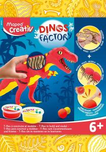 Креативен комплект Maped 3D FACTORY - макет  динозавър T-REX