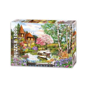 Пъзел 1000 елемента LAKE HOUSE 68х 48 см