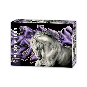 Пъзел 1000 елемента WHITE HORSE 68х 48 см