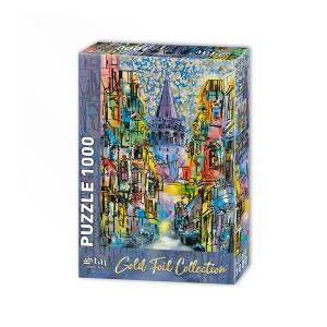 Пъзел 1000 елемента GALATA TOWER GOLD Foil 68х 48 см