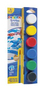 CARIOCA КЛАСИК  6 цвята х 25ml. бурканче + четка