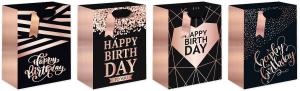 Happy Birthday BLACK 26x32x12.5 см 4 цвята