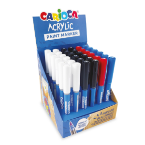 CARIOCA Acrylic МАРКЕР основни цветове 36 бр.