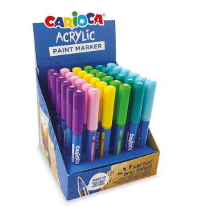 CARIOCA Acrylic МАРКЕР фешън цветове 36 бр.