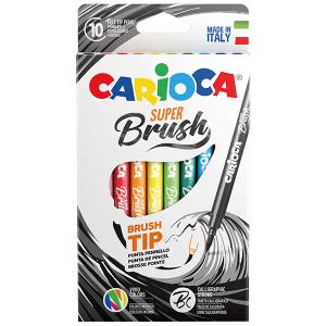 CARIOCA SUPER BRUSH тип четка 10 цвята