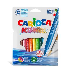 CARIOCA ACQUARELL- четка 12 цвята
