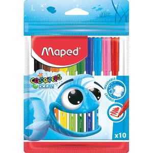 Флумастери Мапед COLORPEPS ОКЕАН 10 цвята C3
