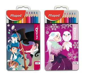Мапед COLOR PEPS TATOO12 цв.мет.кутия