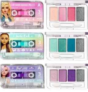 ПАЛИТРА С ГРИМОВЕ COSMETIC PALETTE 4цв. 3 вида  4+