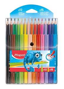 Мапед  COLOR PEPS 12 OCEAN флумастера+15 молива STRONG