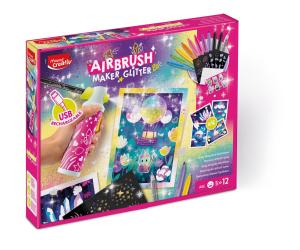 Комплект за рисуване AIRBRUSH MAKER GLITTER 5+ С3